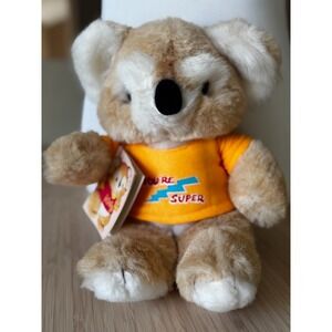 Kirby The Koala Plush Toy You're Super Orange Shirt 1984 Gibson Greetings‎